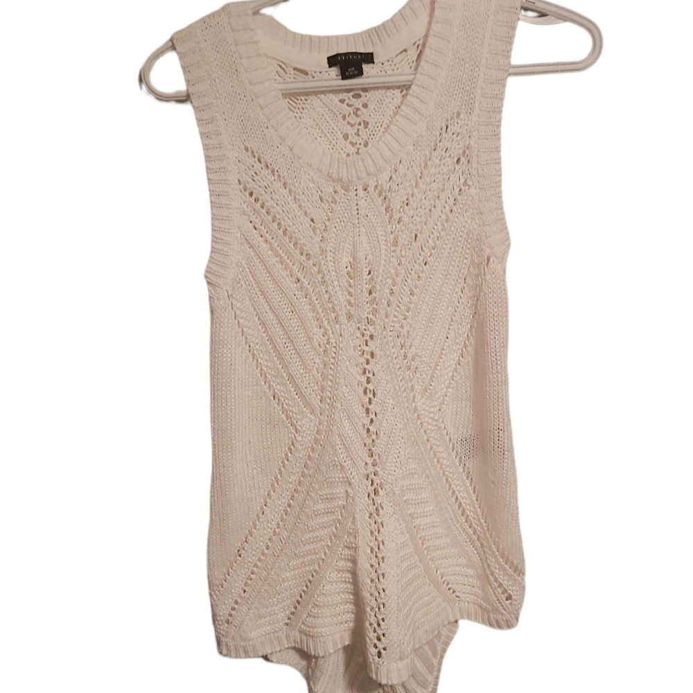 Crochet Sleeveless Top M